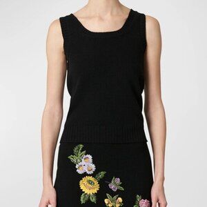 BNWT Carolina Herrera Cashmere knit tank top - Large